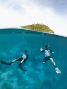 snorkel en galápagos
